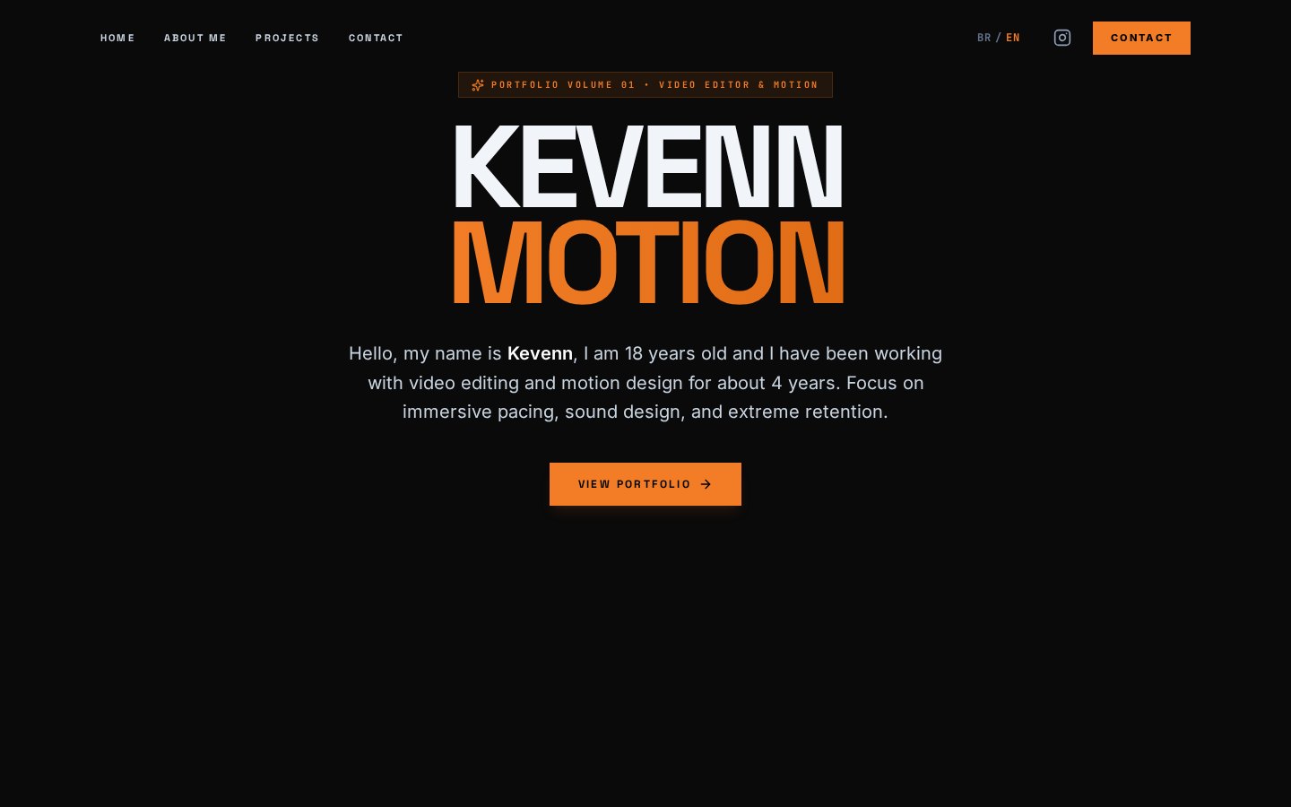 Refine Cubo - Motion designer com portfólio de alta retenção, projeto do portfólio