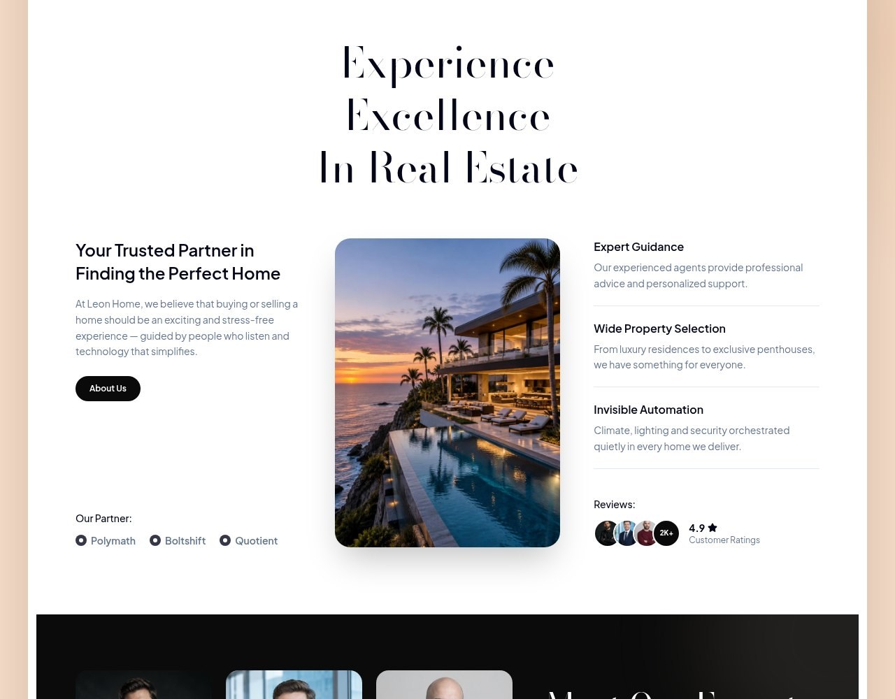 Detalhe 2 do projeto Leon Smart Home Real Estate