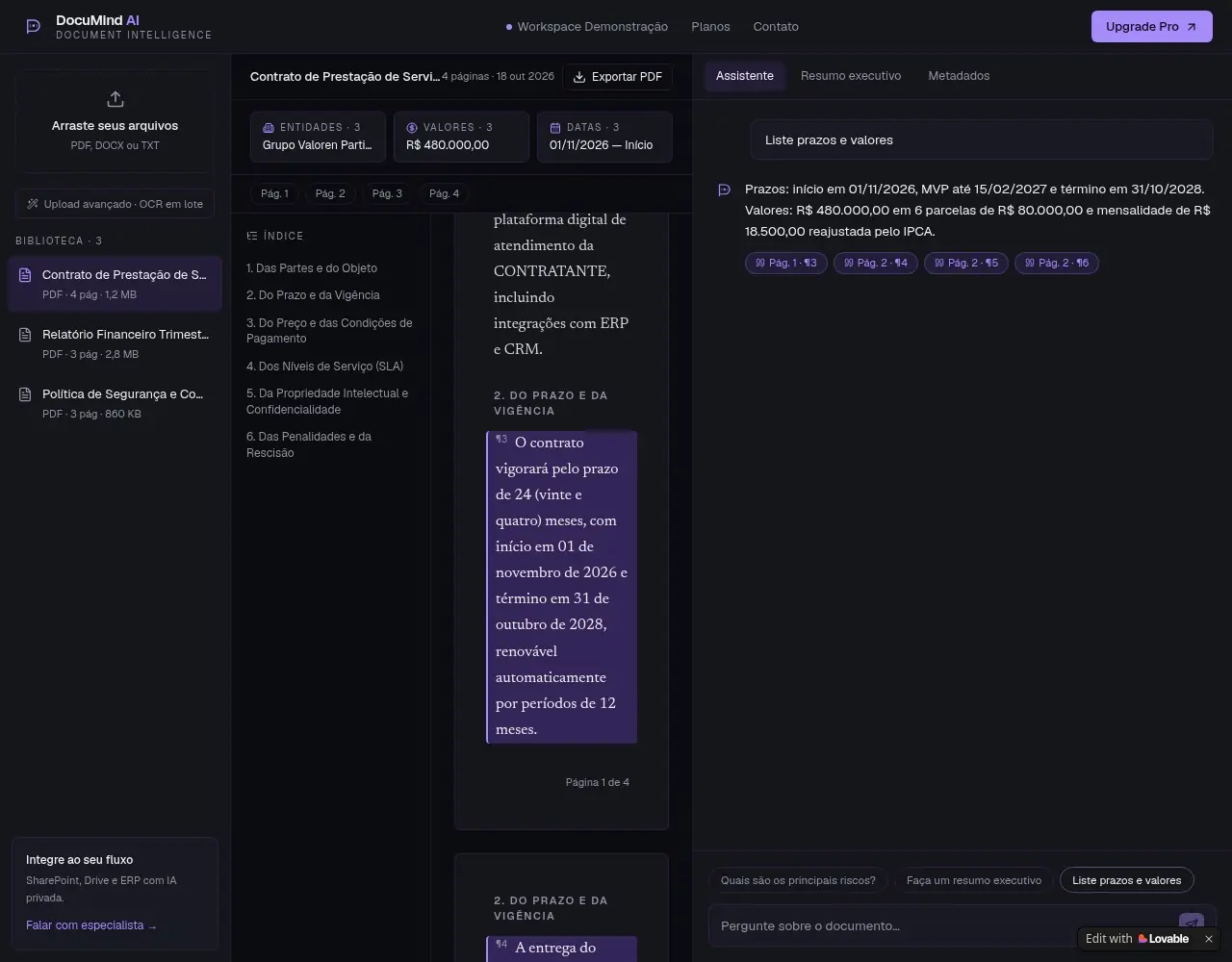 Detalhe 4 do projeto DocuMind AI