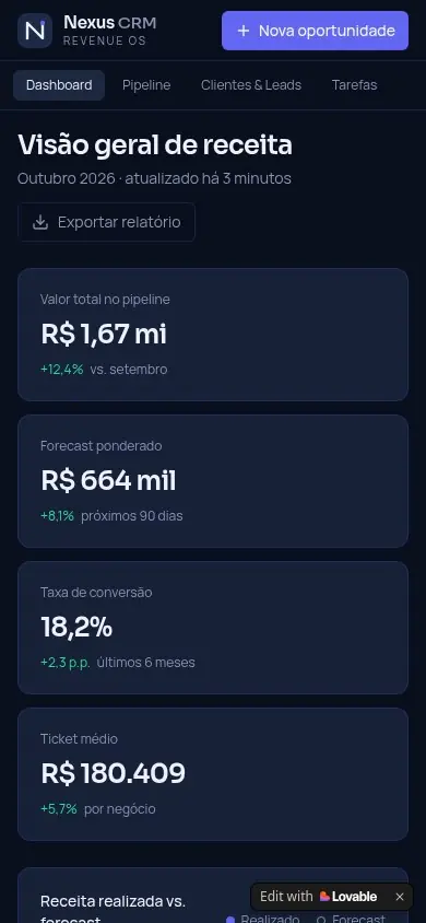 Detalhe 4 do projeto Nexus CRM
