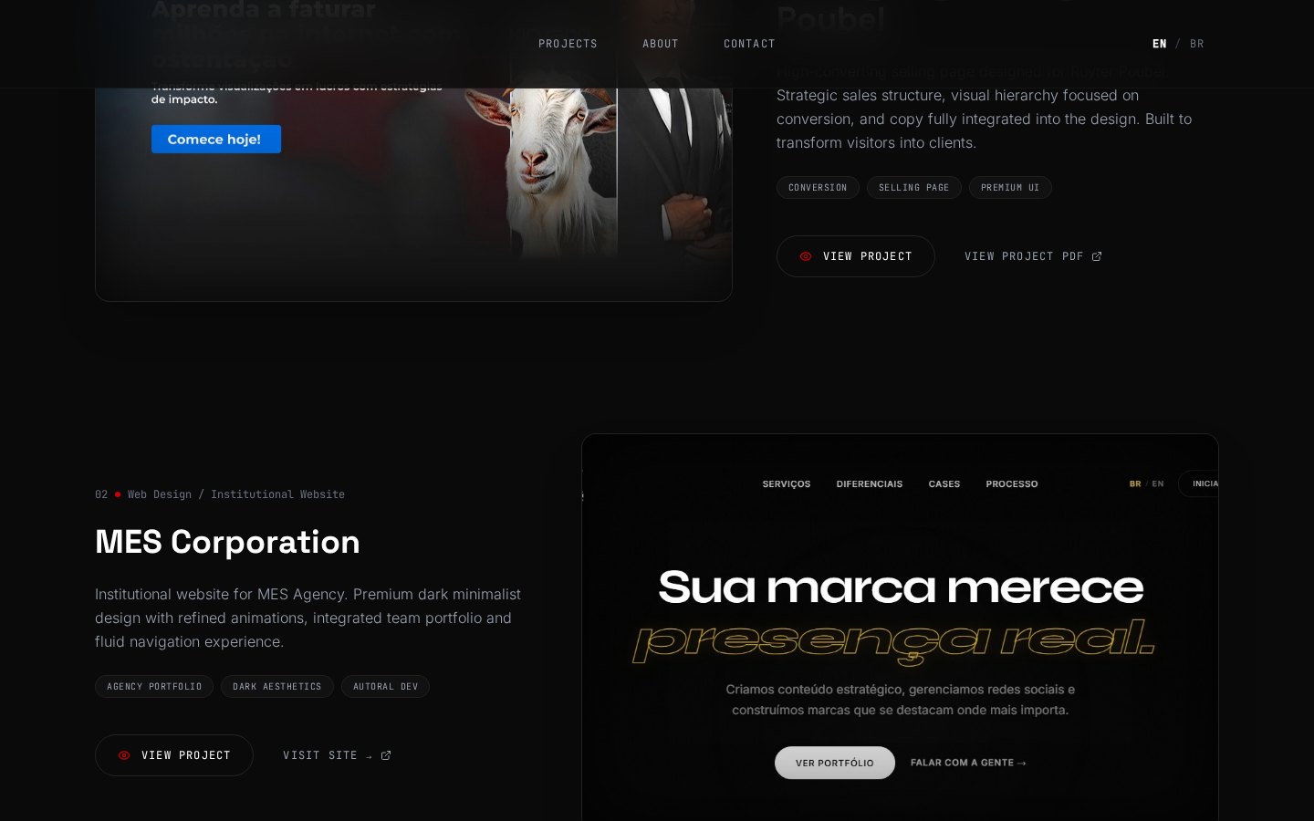 Refine Cubo - Portfólio de UI/UX que mostra processo, não só tela bonita, peça 1