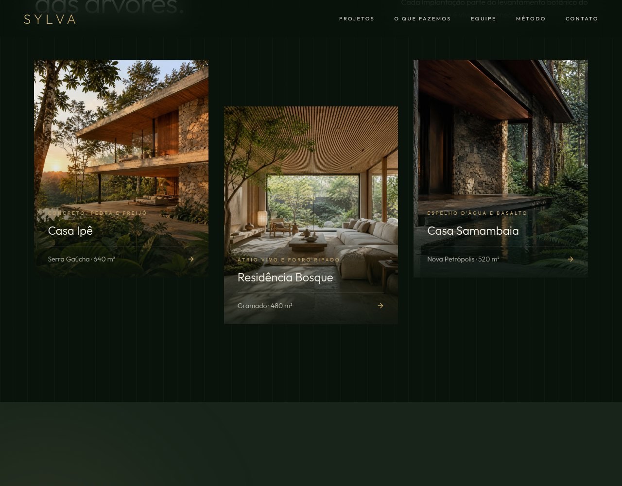 Detalhe 2 do projeto Sylva Crafted Spaces
