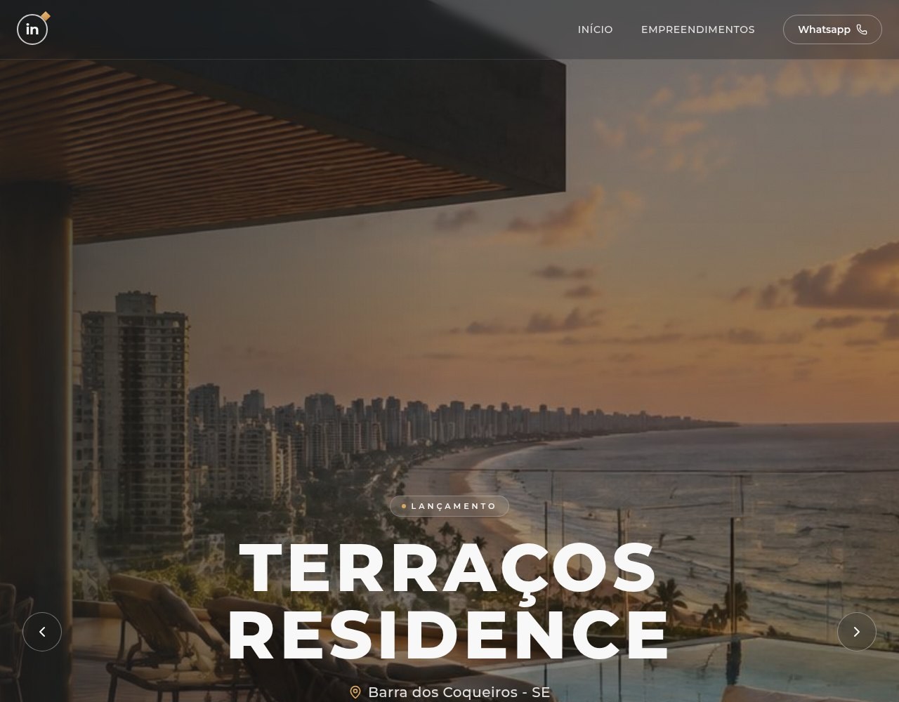 Tela do projeto Conexões Imobiliárias Vivas