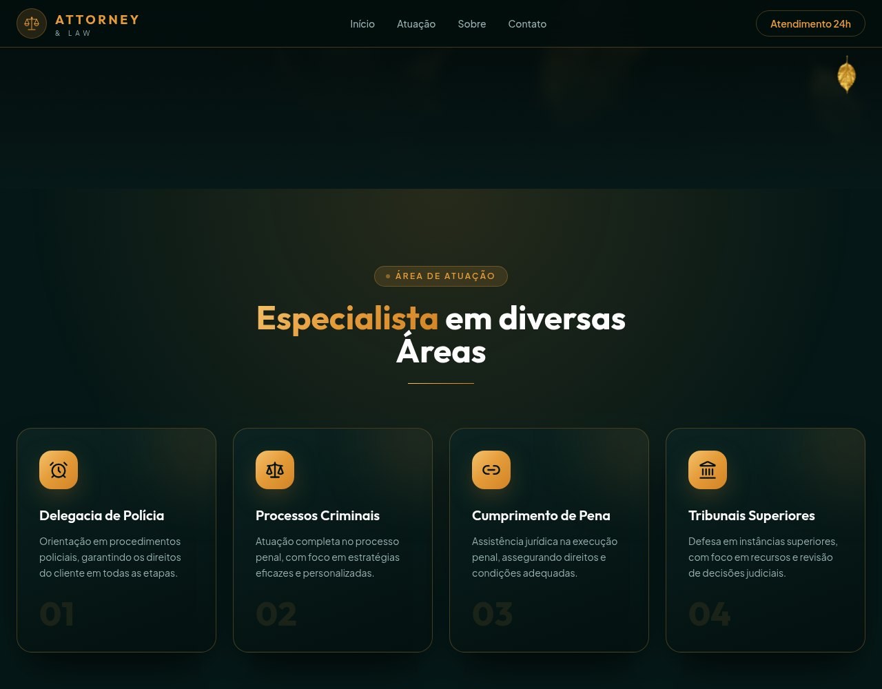 Detalhe 2 do projeto Lamark Criminal Advocacia