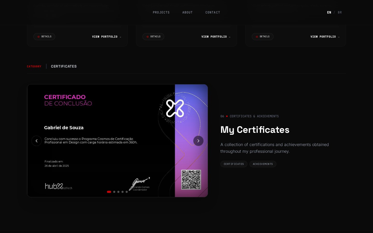 Refine Cubo - Portfólio de UI/UX que mostra processo, não só tela bonita, peça 2