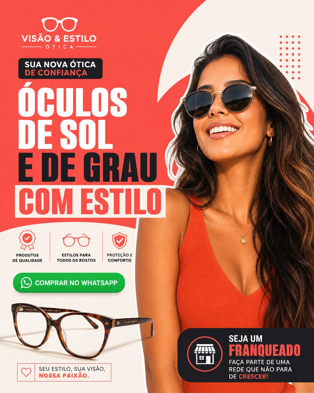 Refine Cubo - Franquia de óticas: 578 conversões, projeto do portfólio