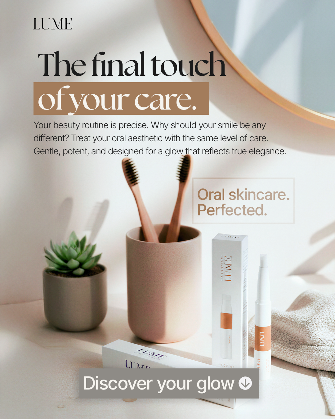 Refine Cubo - tela 2 do site Oral care vendido como skincare