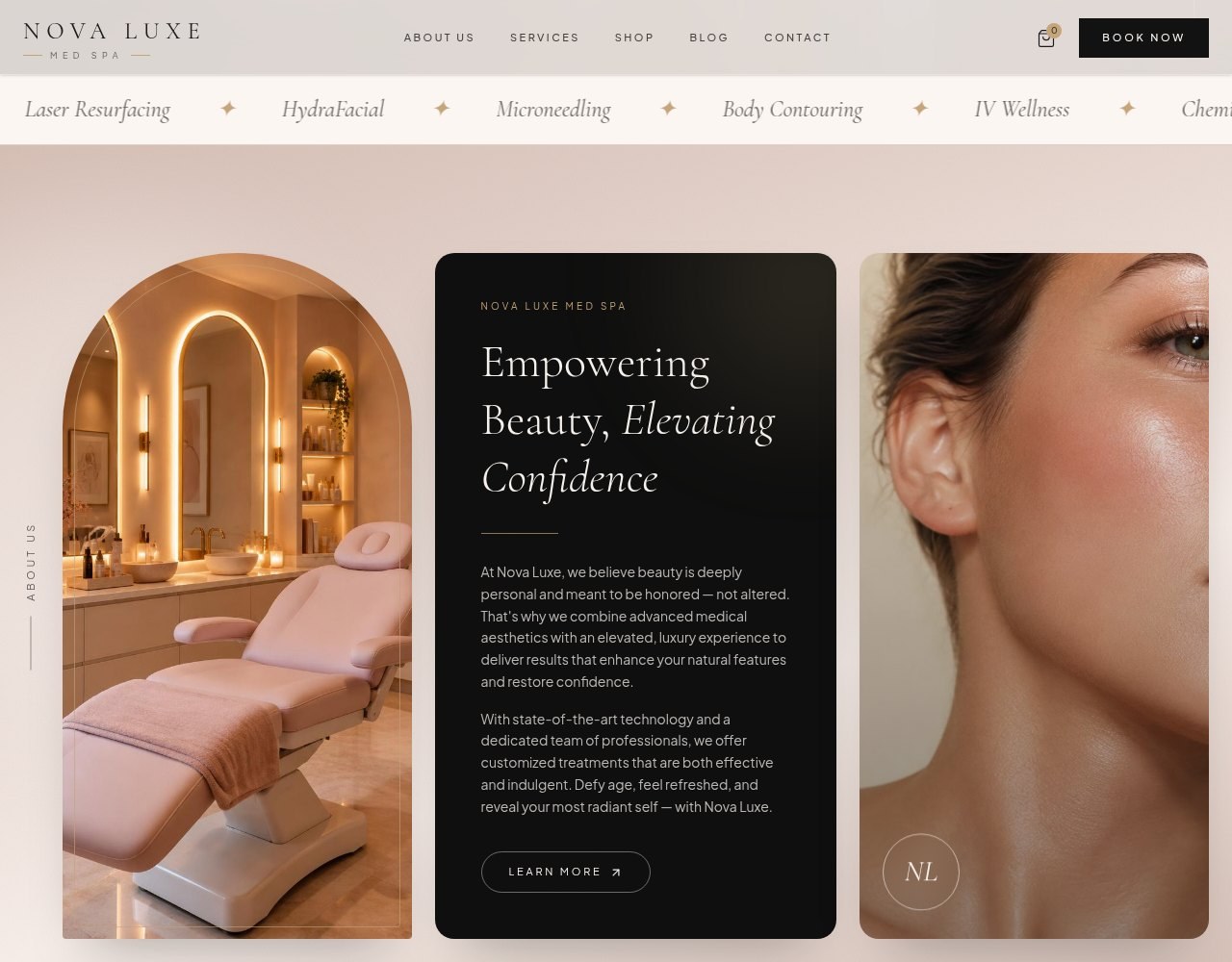 Detalhe 2 do projeto Nova Luxe Med Spa