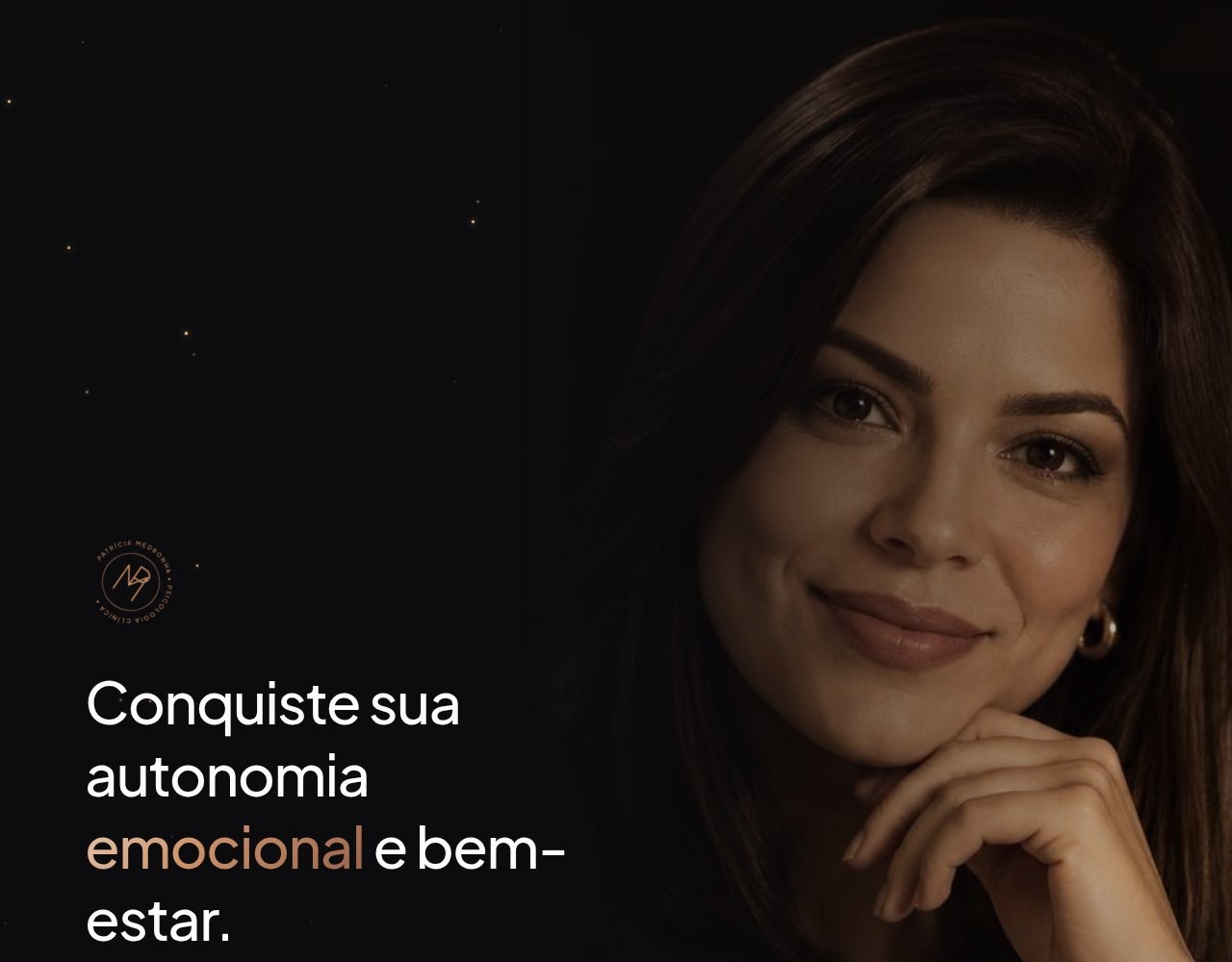 Tela do projeto Patrícia Medronha Psicologia