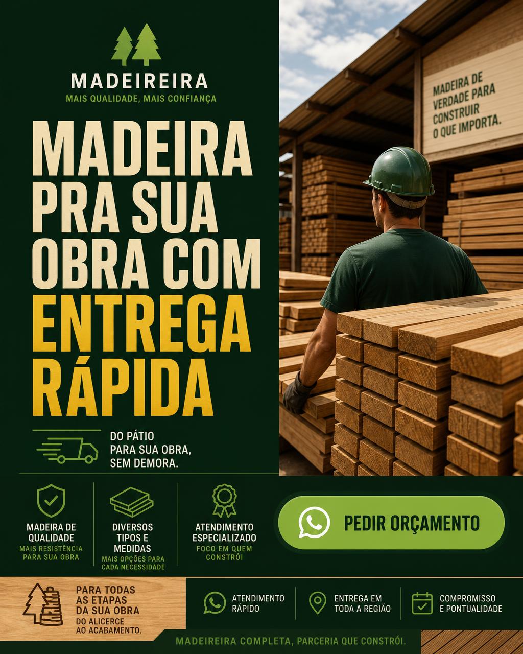 Refine Cubo - Madeireira com 387 contatos diretos, projeto do portfólio