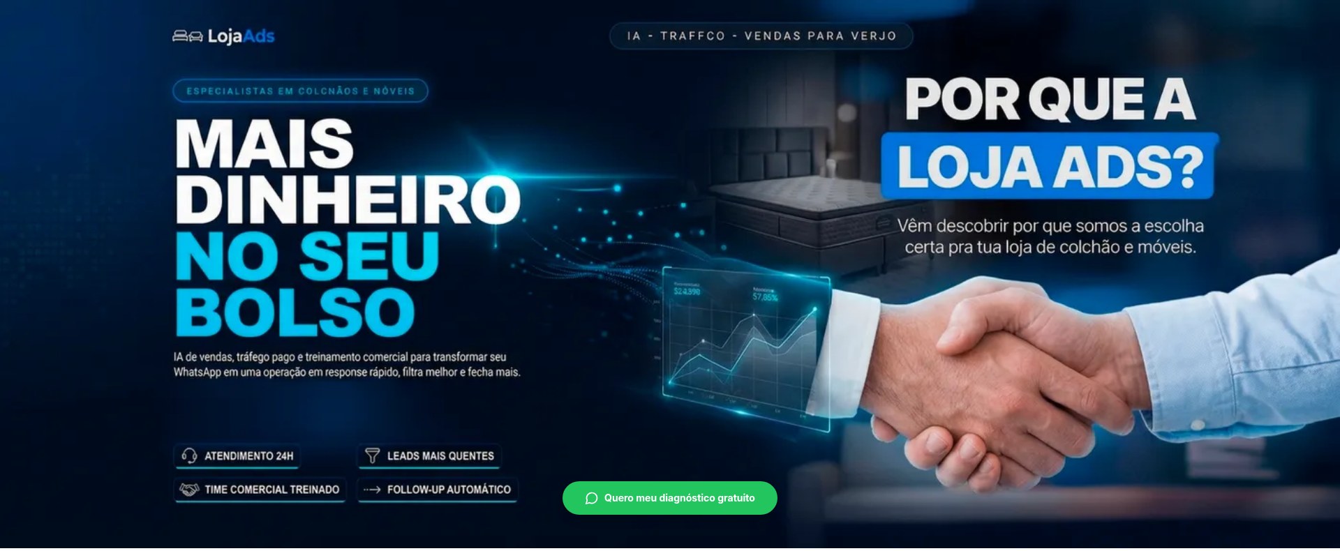 Refine Cubo - Landing page que qualifica antes de marcar visita, projeto do portfólio